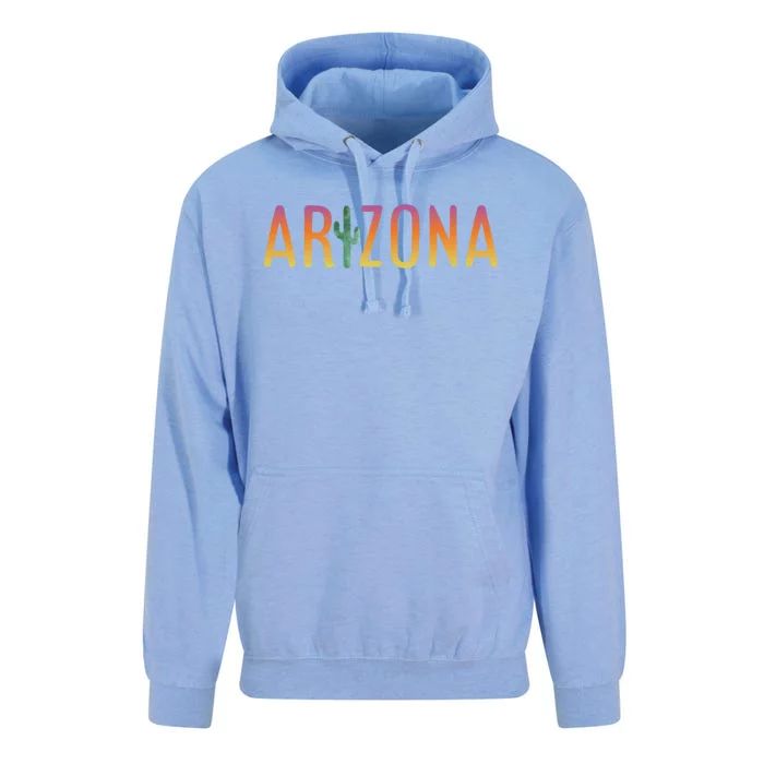 Arizona State Gift Souvenir Arizona Cactus Gift Unisex Surf Hoodie