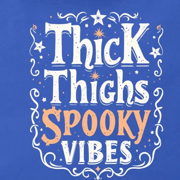 Aesthetic Spooky Goth Clothes Thick Thighs Spooky Vibes Cute Gift Zip Tote Bag