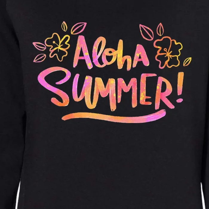 Aloha Summer Gift Womens California Wash Sweatshirt