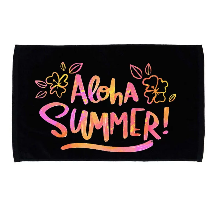 Aloha Summer Gift Microfiber Hand Towel