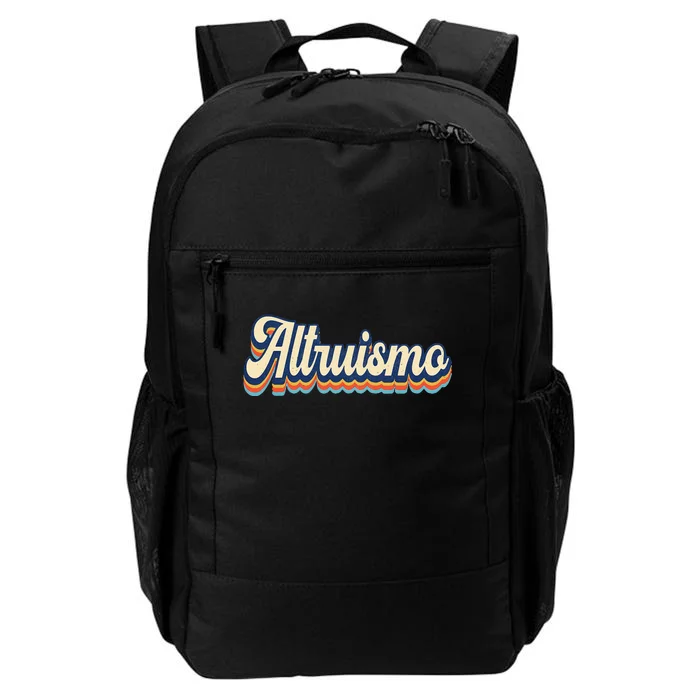 Altruismo Selfless Giving Inspiration Retro Altruismo Daily Commute Backpack