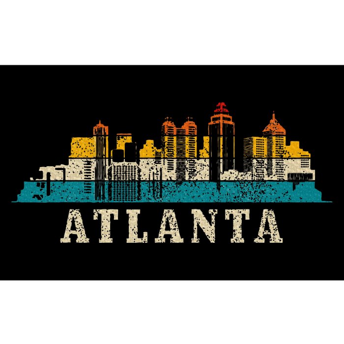 Atlanta Skyline Georgia Atl Vintage Pride Retro Bumper Sticker