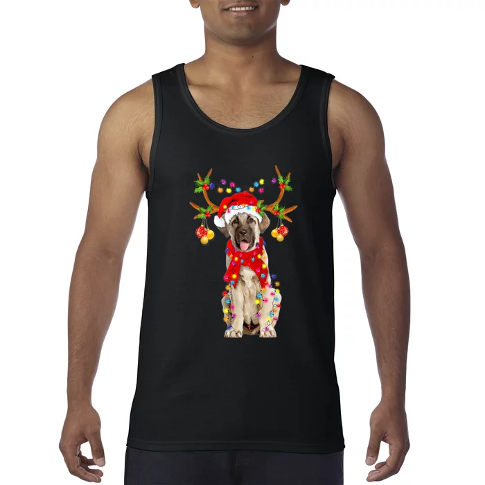 Anatolian Shepherd Gorgeous Reindeer Christmas Lights Tree Tank Top