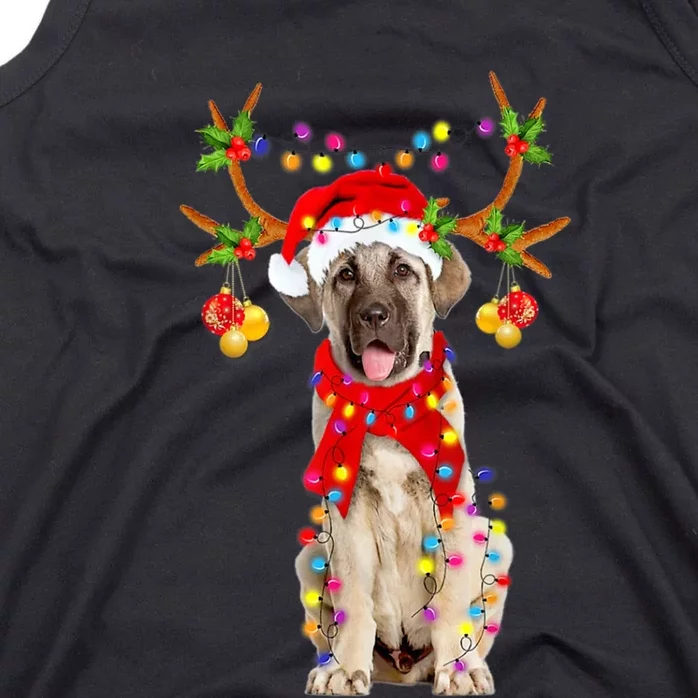 Anatolian Shepherd Gorgeous Reindeer Christmas Lights Tree Tank Top