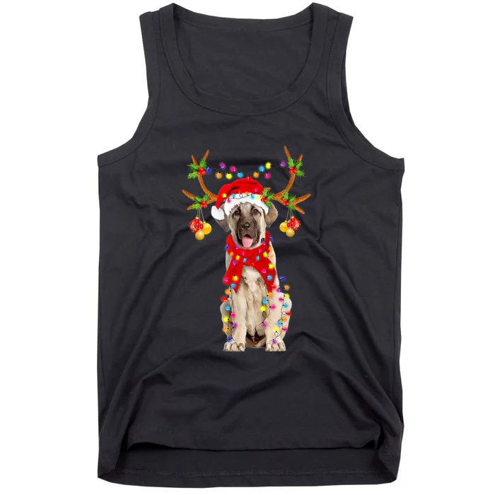 Anatolian Shepherd Gorgeous Reindeer Christmas Lights Tree Tank Top