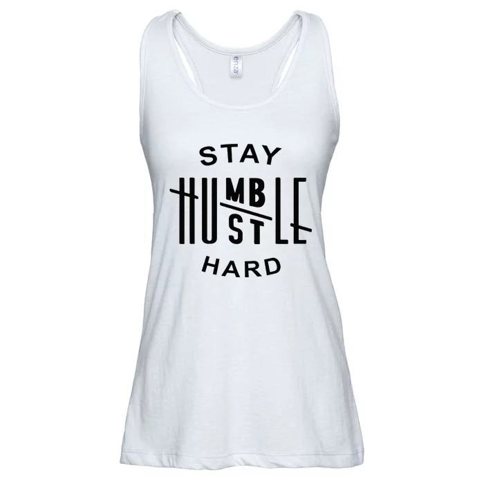 Always Stay Humble Hustle Hard Spread Kindness Inspirational Ladies Essential Flowy Tank