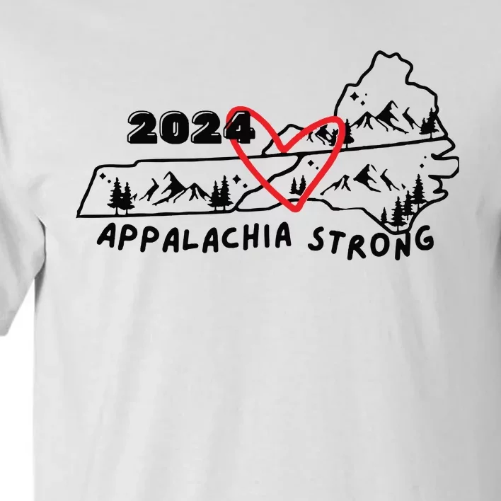 Appalachia Strong Hurricane Helene Southern Relief Hurricane Strong States Tall T-Shirt