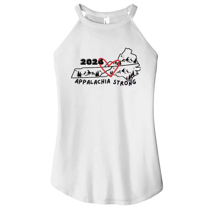 Appalachia Strong Hurricane Helene Southern Relief Hurricane Strong States Women’s Perfect Tri Rocker Tank