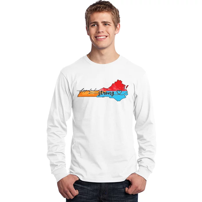 Appalachia Strong Hurricane Helene Virginia Long Sleeve Shirt