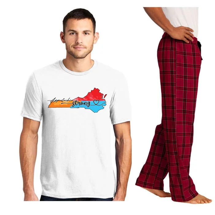 Appalachia Strong Hurricane Helene Virginia Pajama Set