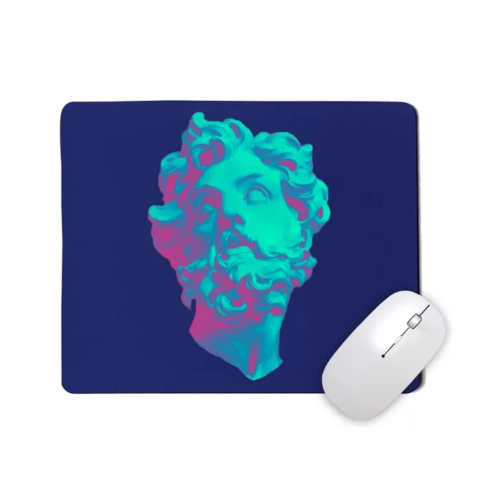 Aesthetic Statue Head Mousepad