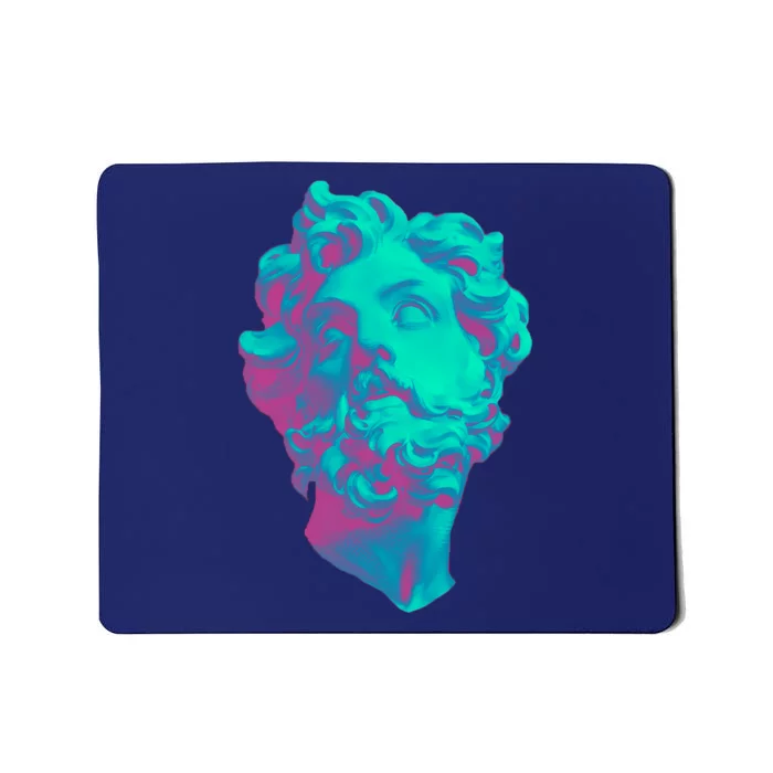 Aesthetic Statue Head Mousepad