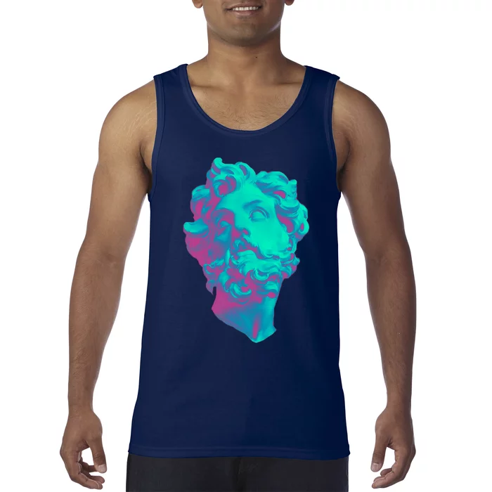 Aesthetic Statue Head Tank Top