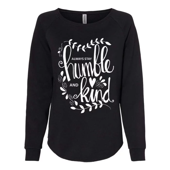 Always Stay Humble and Kind AntiBullying Unity Day Orange Womens California Wash Sweatshirt