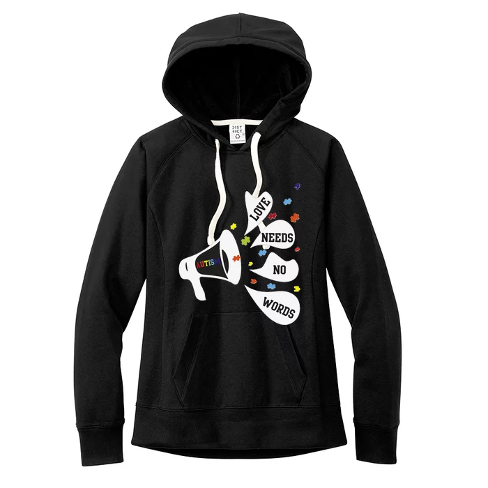 Autism Super Hero Awareness Ribbon Gift Tee Mom Dad Women's Fleece Hoodie