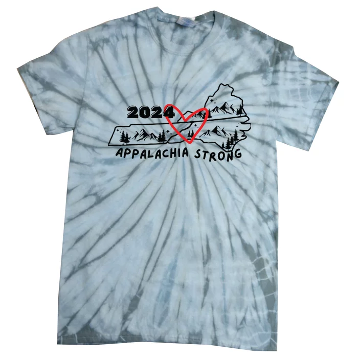 Appalachia Strong Hurricane Helene Southern Relief Tie-Dye T-Shirt