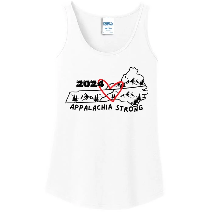 Appalachia Strong Hurricane Helene Southern Relief Ladies Essential Tank