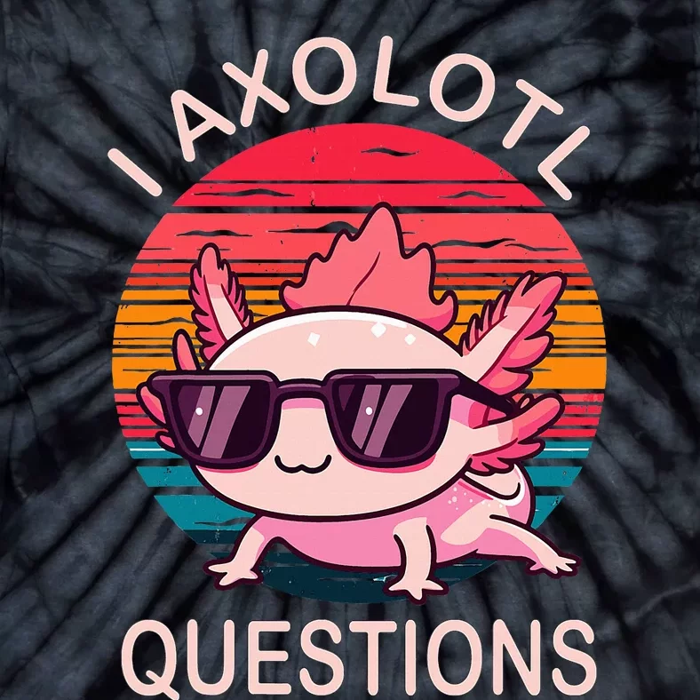 Axolotl Sunglasses Hilarious Gifts for Axolotl Lovers Tie-Dye T-Shirt