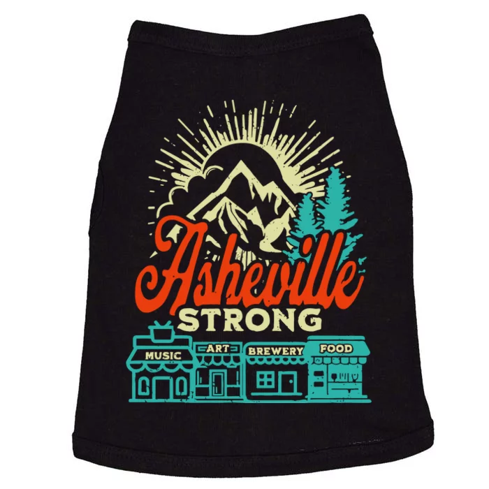 Asheville Strong Hurricane Helene Doggie Tank