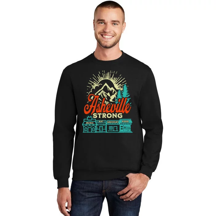 Asheville Strong Hurricane Helene Sweatshirt