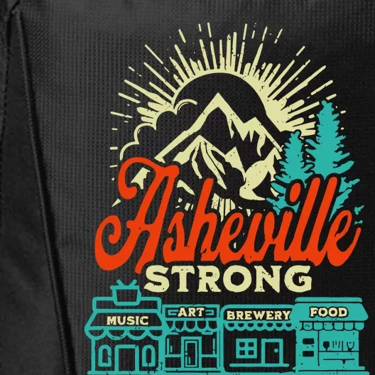 Asheville Strong Hurricane Helene City Backpack