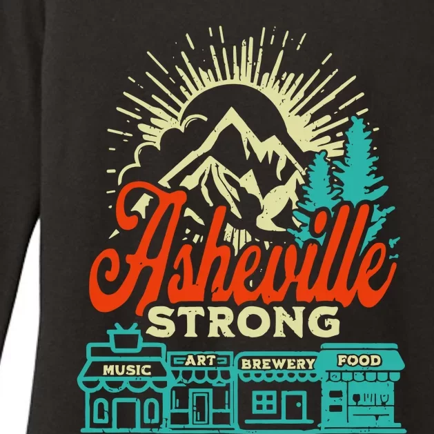 Asheville Strong Hurricane Helene Womens CVC Long Sleeve Shirt