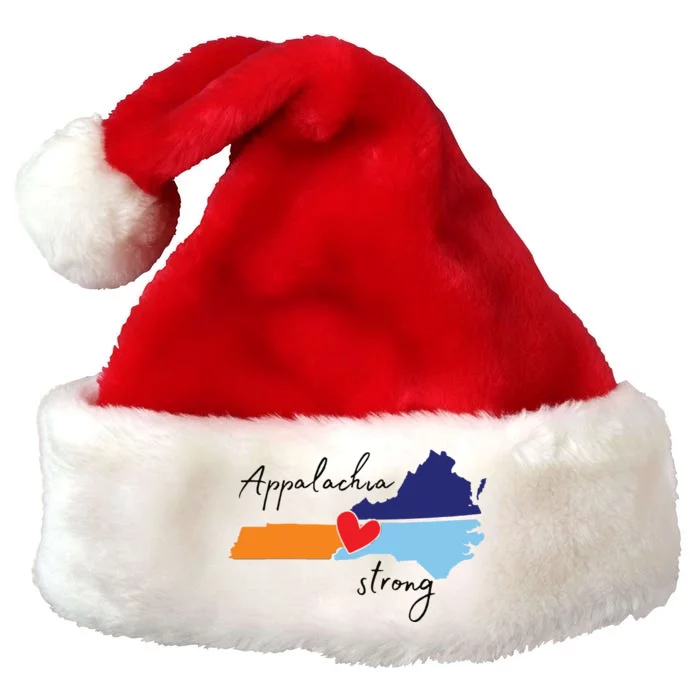 Appalachia Strong Hurricane Helene Disaster Relief Premium Christmas Santa Hat