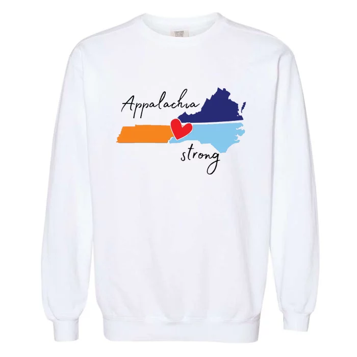 Appalachia Strong Hurricane Helene Disaster Relief Garment-Dyed Sweatshirt