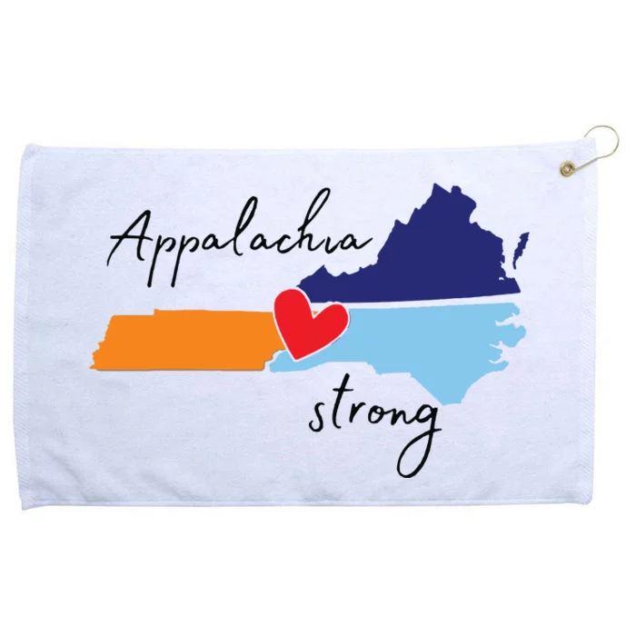 Appalachia Strong Hurricane Helene Disaster Relief Grommeted Golf Towel