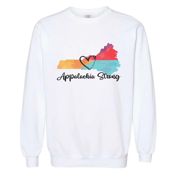 Appalachia Strong Hurricane Helene Disaster Relief Garment-Dyed Sweatshirt