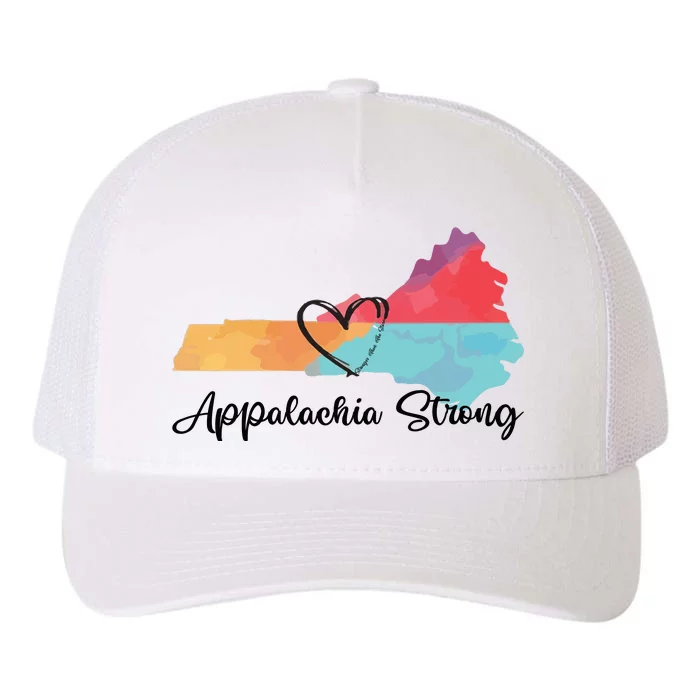 Appalachia Strong Hurricane Helene Disaster Relief Yupoong Adult 5-Panel Trucker Hat