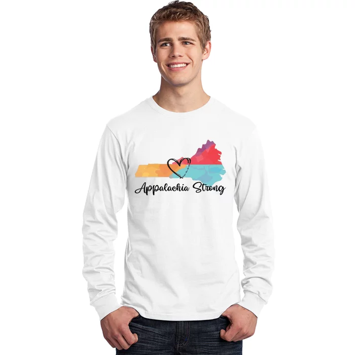 Appalachia Strong Hurricane Helene Disaster Relief Long Sleeve Shirt