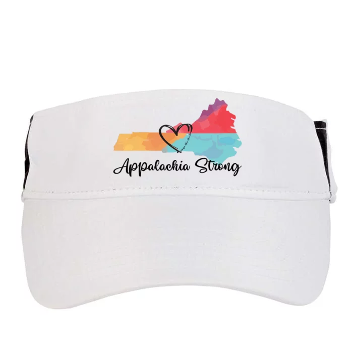 Appalachia Strong Hurricane Helene Disaster Relief Adult Drive Performance Visor