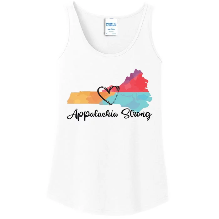 Appalachia Strong Hurricane Helene Disaster Relief Ladies Essential Tank