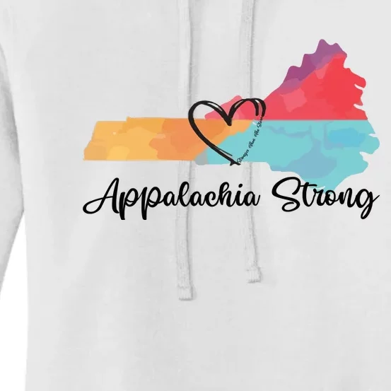 Appalachia Strong Hurricane Helene Disaster Relief Women's Pullover Hoodie