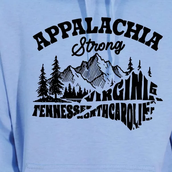 Appalachia Strong Hurricane Support Unisex Surf Hoodie