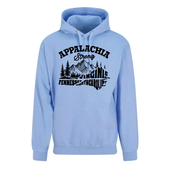 Appalachia Strong Hurricane Support Unisex Surf Hoodie