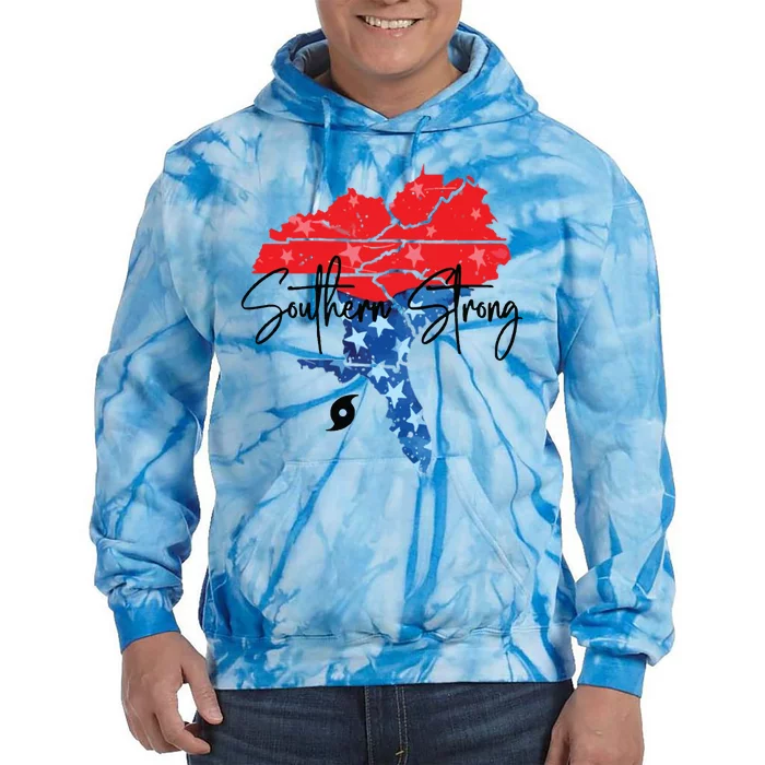 Appalachia Strong Hurricane Helene Disaster Relief Tie Dye Hoodie