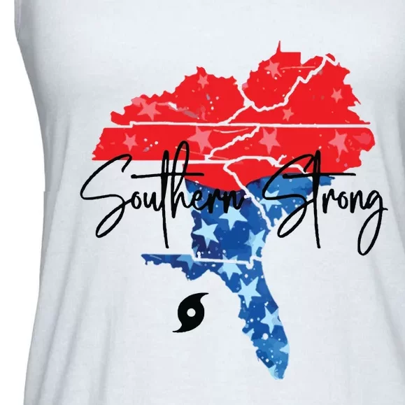 Appalachia Strong Hurricane Helene Disaster Relief Ladies Essential Flowy Tank