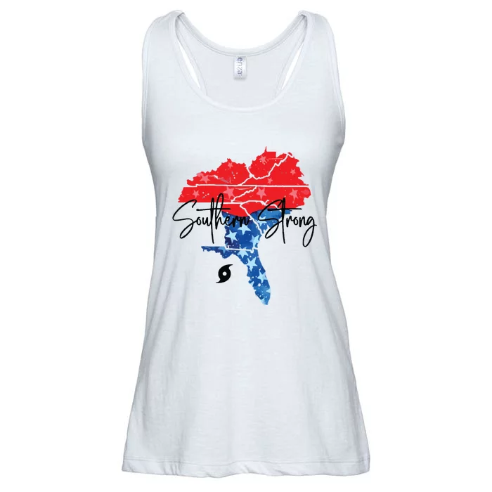 Appalachia Strong Hurricane Helene Disaster Relief Ladies Essential Flowy Tank