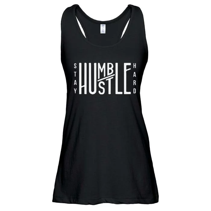 Always Stay Humble Hustle Hard Spread Kindness Inspirational Ladies Essential Flowy Tank