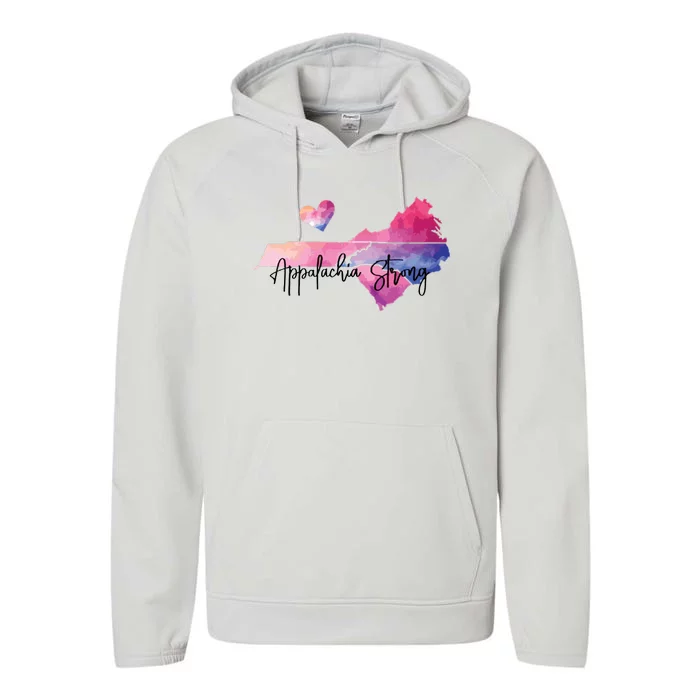 Appalachia Strong Hurricane Helene Southern Relief Performance Fleece Hoodie