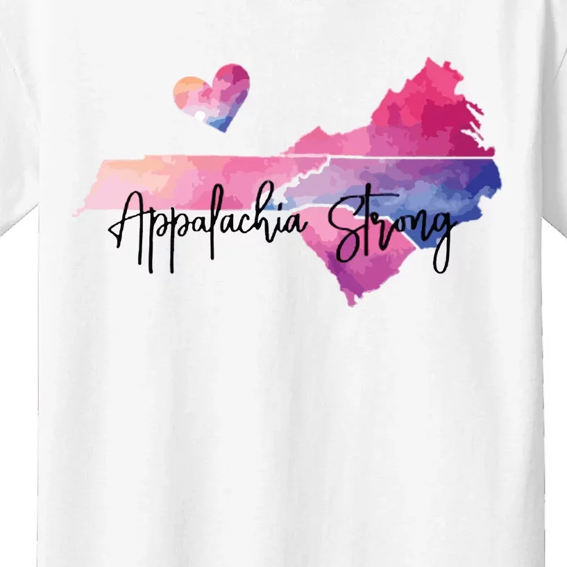 Appalachia Strong Hurricane Helene Southern Relief Kids T-Shirt