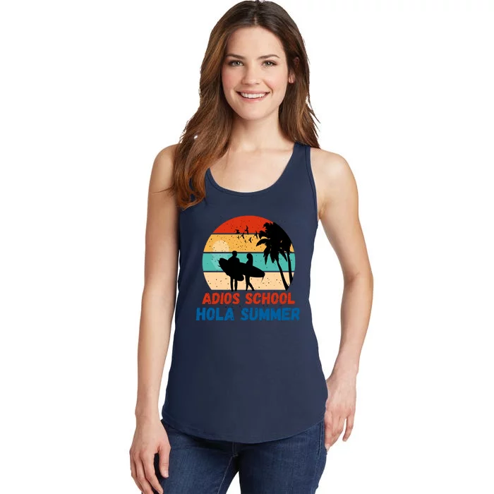 Adios School Hola Summer Ladies Essential Tank