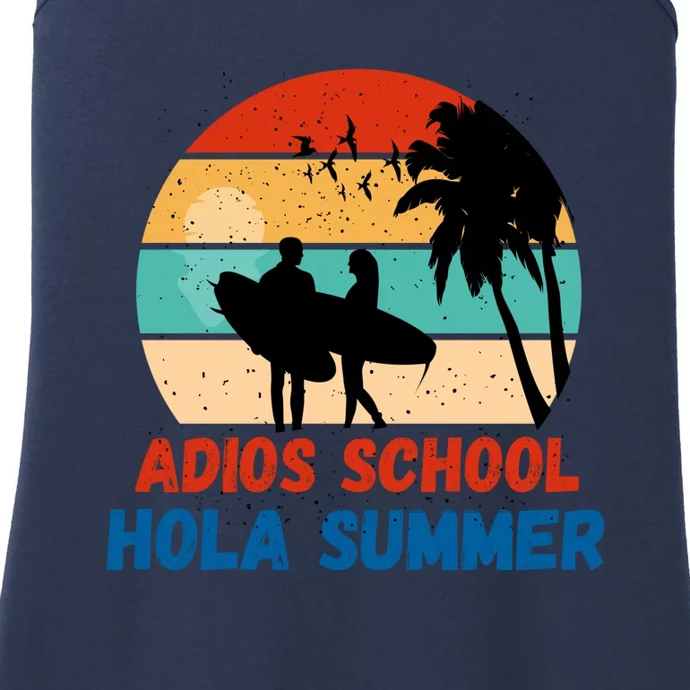 Adios School Hola Summer Ladies Essential Tank