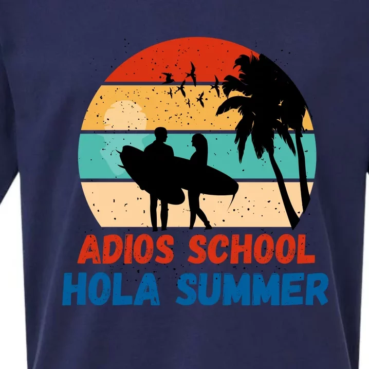 Adios School Hola Summer Sueded Cloud Jersey T-Shirt