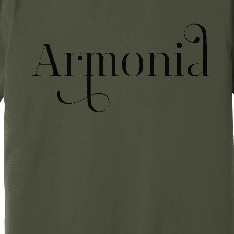 Armonia Spanich Harmony Word Design Premium Premium T-Shirt