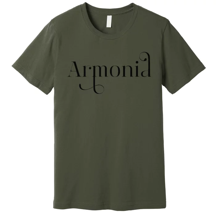 Armonia Spanich Harmony Word Design Premium Premium T-Shirt