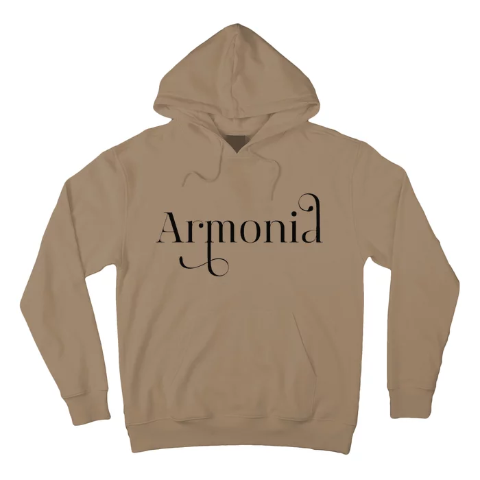 Armonia Spanich Harmony Word Design Premium Hoodie