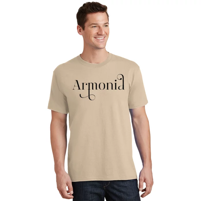 Armonia Spanich Harmony Word Design Premium T-Shirt